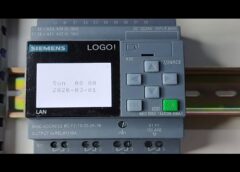 Cambio de idioma, hora, fecha y dirección IP de relé programable Siemens LOGO!