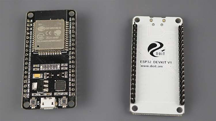 ESP32 DEVKIT V1 DOIT - Frente y dorso